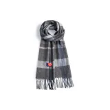 Серый, черный, синий, клетка