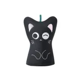 Маленький Черный Кот Скрабирующие Товары - Зевающий