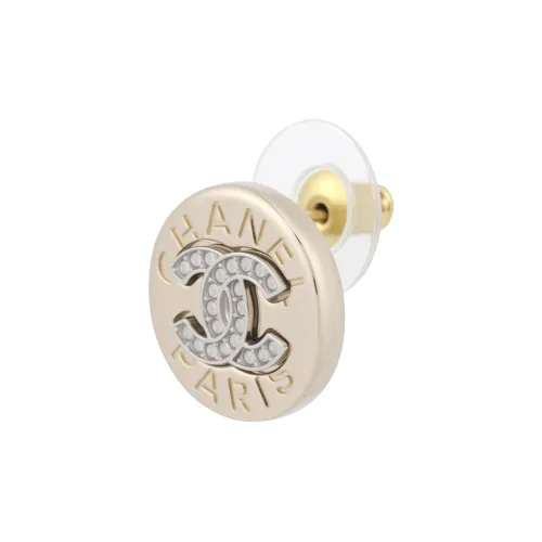 Серьги-гвоздики CHANEL Унисекс Золото