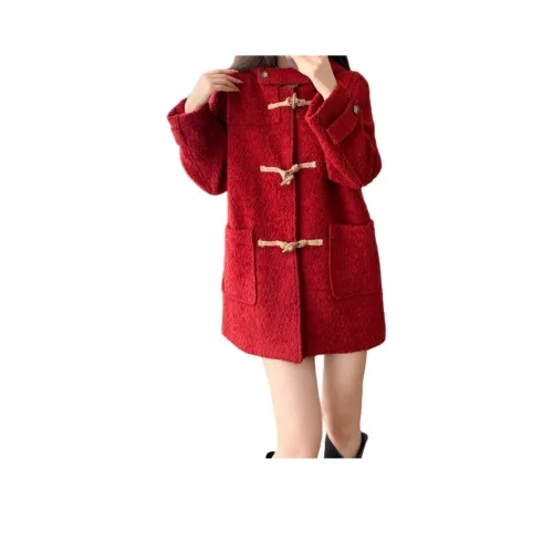 ZEKIKO STUDIO Red Women's Coat ZEKIKO STUDIO Красный Женское Пальто