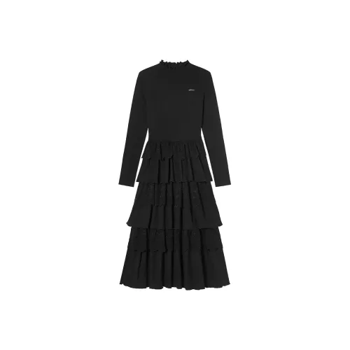 EPTISON WOMAN Длинное платье с длинными рукавами для женщин