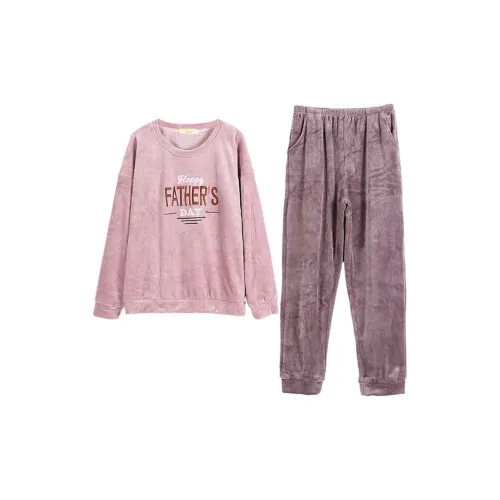 PANQIMEI Светло-фиолетовый женский пижамный комплект