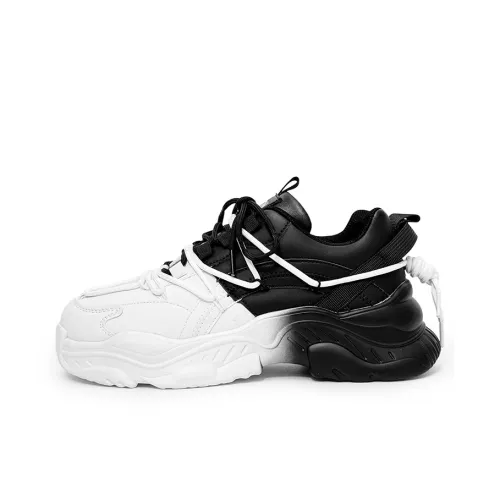 DIKENROK Аbrasion Resistant Высота Увеличивающие Низкие Топ Кроссовки с Толстой Подошвой Унисекс