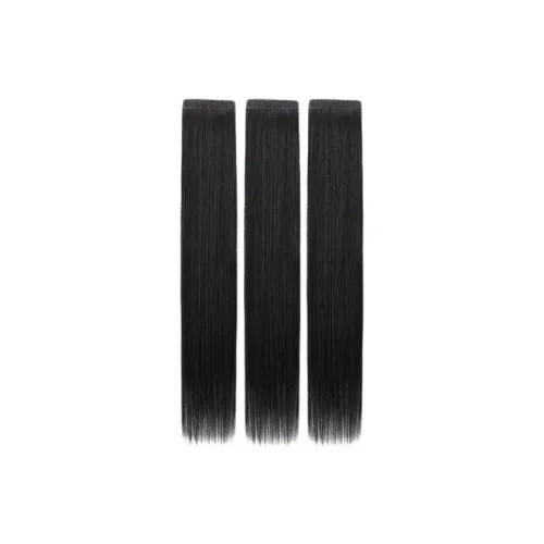 WANWANFENG THREE Шесть Штук Патч Парики Для Женских Смешанный Шелк Длинные Прямые Волосы