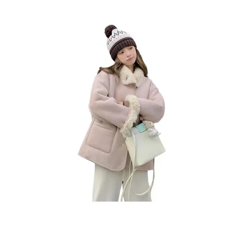 MDEHT Розовый Женский пуховик