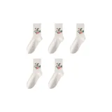 [5 пар] Белый