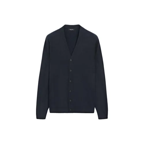 Massimo Dutti Морской Синий Мужской Трикотаж