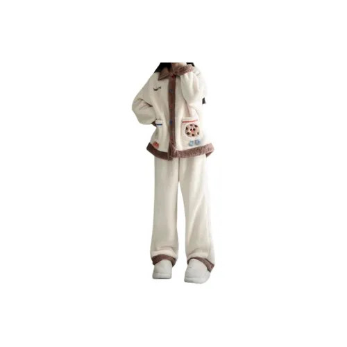 AHRTB Абрикосовый комплект Женские пижамные комплекты