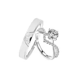 Корона Ваши Любовь Пара Кольцо (Свяжитесь со службой поддержки клиентов для индивидуальной настройки)