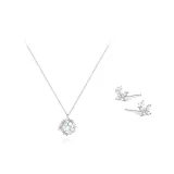 Синий эвкалипт и ожерелье с птицей + серьги с бабочкой, наборы одежды