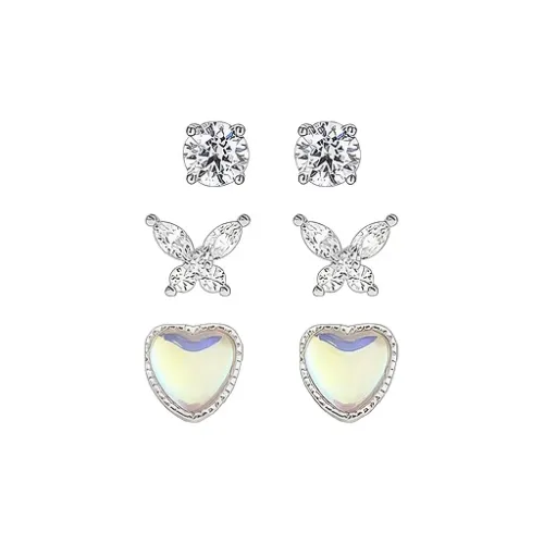 Asia Star Сплав Серьги-гвоздики Женские