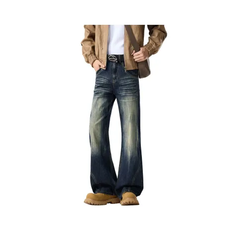 The Simpsons Винтажные синие унисекс джинсы