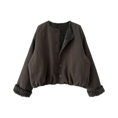 XIAOYERIJI Осенне-зимний бархат Feel пальто женское