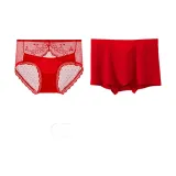 Цвет киновари, парные трусы