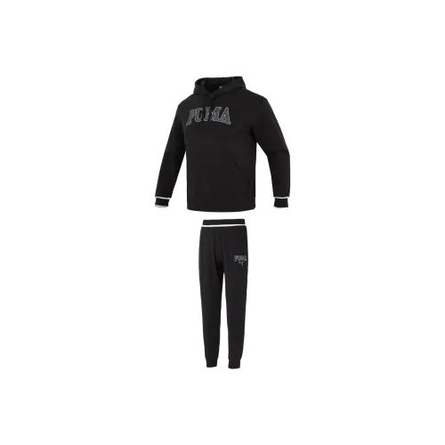 PUMA Комплект Черный Мужской Спортивный костюм с толстовкой