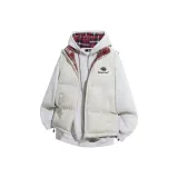 Комплект одежды (Черный свитшот + Двусторонний белый утолщенный жилет)