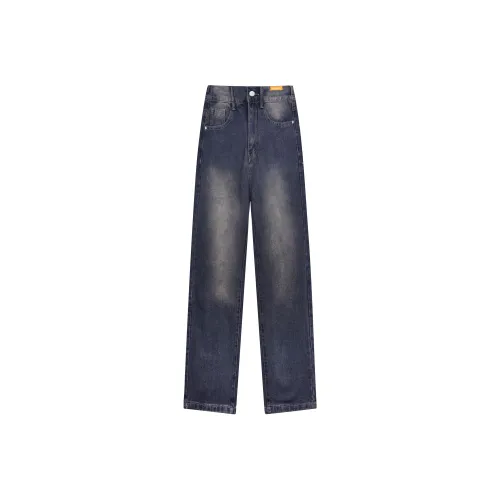 Heart Little Bear Медно-голубой Унисекс Джинсы