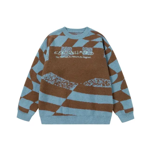 Ecko Светло-Синие Унисекс Свитера