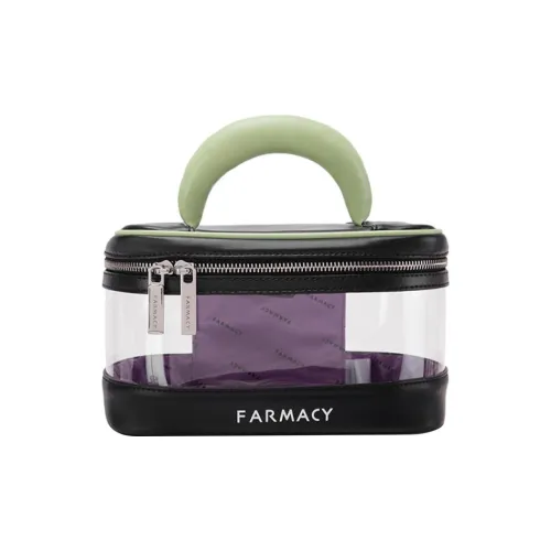 FARMACY Микрофибра Косметичка Стандартная Женская Черная Зеленая Белая Серая