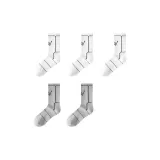 [5 пар] Белый + Белый + Белый + Серый + Серый