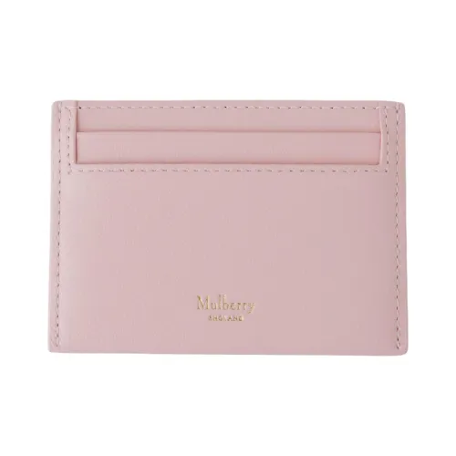 Mulberry GRAIN LEATHER Кожаный держатель для карт Женский Розовый