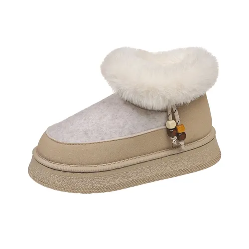 LUTAI Высокий Топ Брушированный Утеплённый Обувь Женская