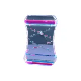 Двойной ряд, синий и розовый