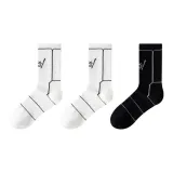 [3 шт] Белый + Белый + Черный