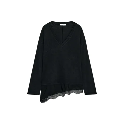 ZARA Collaboration Черные Женские T-рубашки