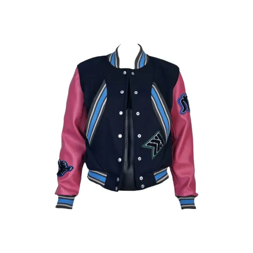 W9H2 Черная вышивка многоцветный стиль унисекс бейсбольные джерси