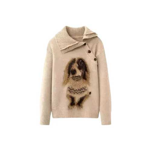 CHARM GLOW Khaki Женская Трикотаж