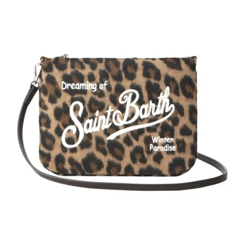 MC2 SAINT BARTHELEMY Бархат Одно Плечо Клатч Женский Коричневый