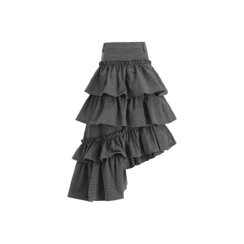 MJB Черные Женские Повседневные Длинные Юбки