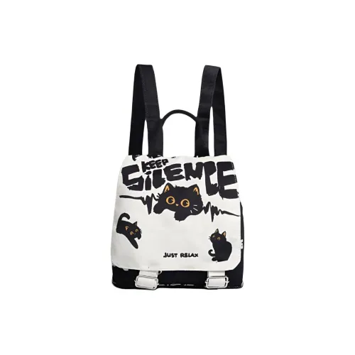 DALO Холст Рюкзак Стандартный Женский Черный