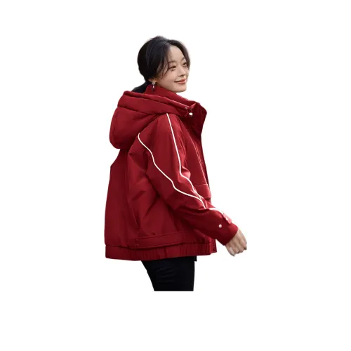 Mo Han Yi Mei Пуховик Женские Красный