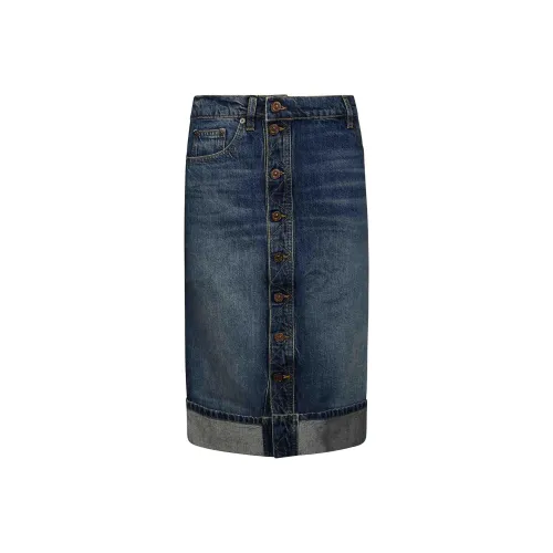 VICTORIA BECKHAM Denim Длинная Юбка Женская