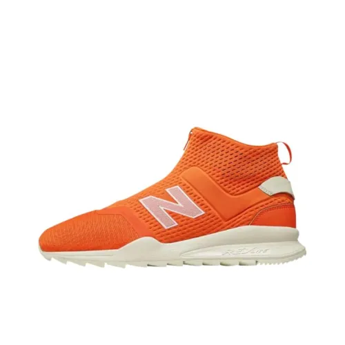 New Balance NB 247 MID Беговые кроссовки Мужские Оранжевые Белые