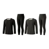 2 комплекта одежды (черный + графитовый серый)