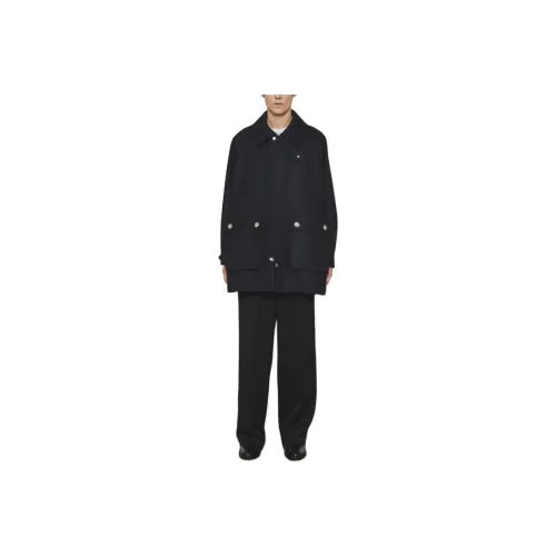 THE RERACS Fw25 RERACS Британский MELTON Рыбалка Пальто Куртки Пальто Мужской