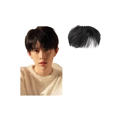 YUNQING Корейский стиль Handsome Парики Человеческие волосы Короткие Прямые волосы