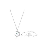 Эвкалиптовый колокольчик, комплект одежды (ожерелье + браслет)