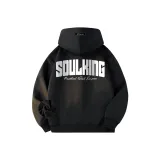 Чёрный Белый [Утолщённый и с флисовой подкладкой]