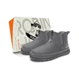 Серый с флисовой подкладкой