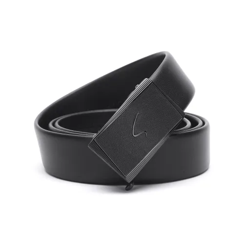 SATCHI Ремни из коровьей кожи Мужской Черный 3,4CM