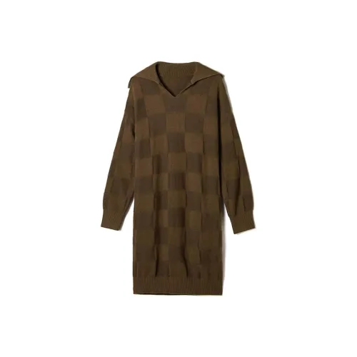 Mapping Длинное платье с длинными рукавами женское