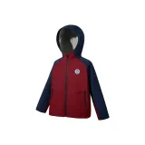 [Одиночная упаковка пальто] Вишнево-красный / Размер L / Круглый значок / Синий цвет