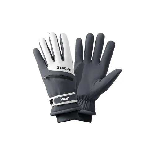 Jeep Полиэстер Спортивные Перчатки Унисекс