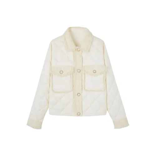 FAVMARTHA Бежевый Женский Куртки