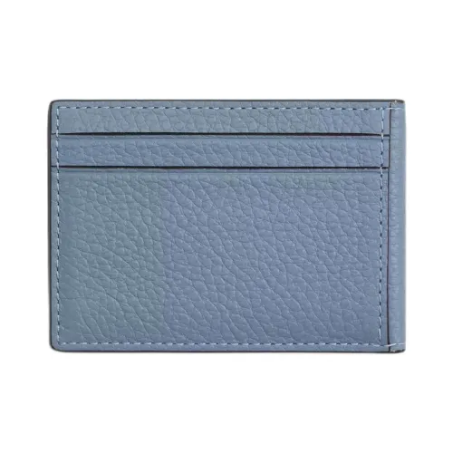 COACH Компактный кошелек из кожаной галечной кожи мини мужской светлый с лазерным рисунком