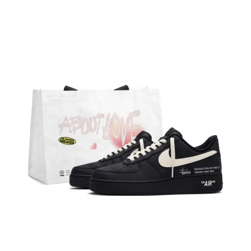 Nike Air Force 1 Pixel Storm Low Скейтборд Кроссовки Мужской Черный Белый